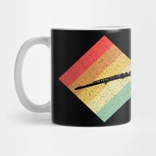 Retro Vintage 80s Flute Gift For Flutists Mug